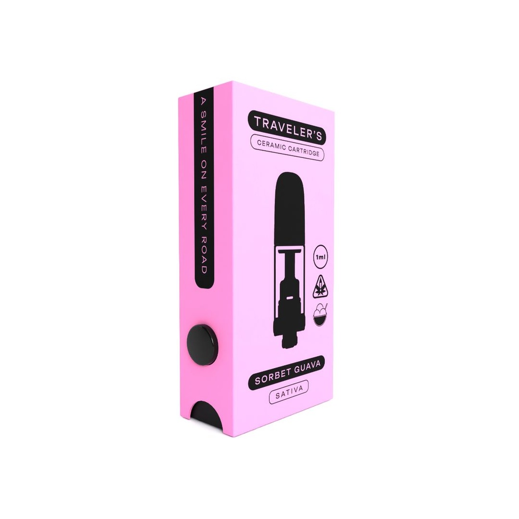 Traveler’s® Ceramic Vape Cartridges 1ml - Apple Sauce (Hybrid)