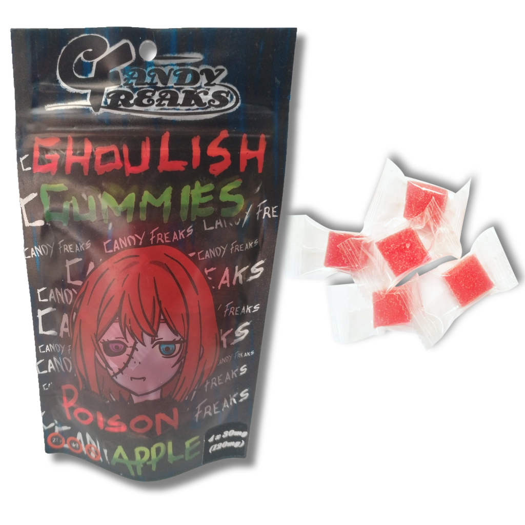 Candy Freaks Ghoulish Gummies - Poison Apple 120mg (4x30mg)