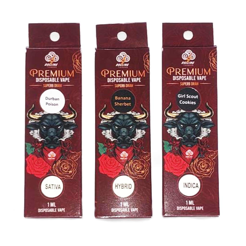Rolling Thunder Disposable Vape 1ml - Girl Scout Cookies (Indica)