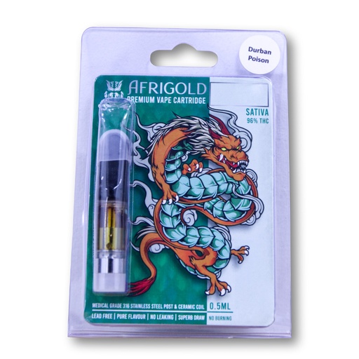 Vape Cartridge - Durban Poison - Full Spectrum (Sativa) (0.5 mL)