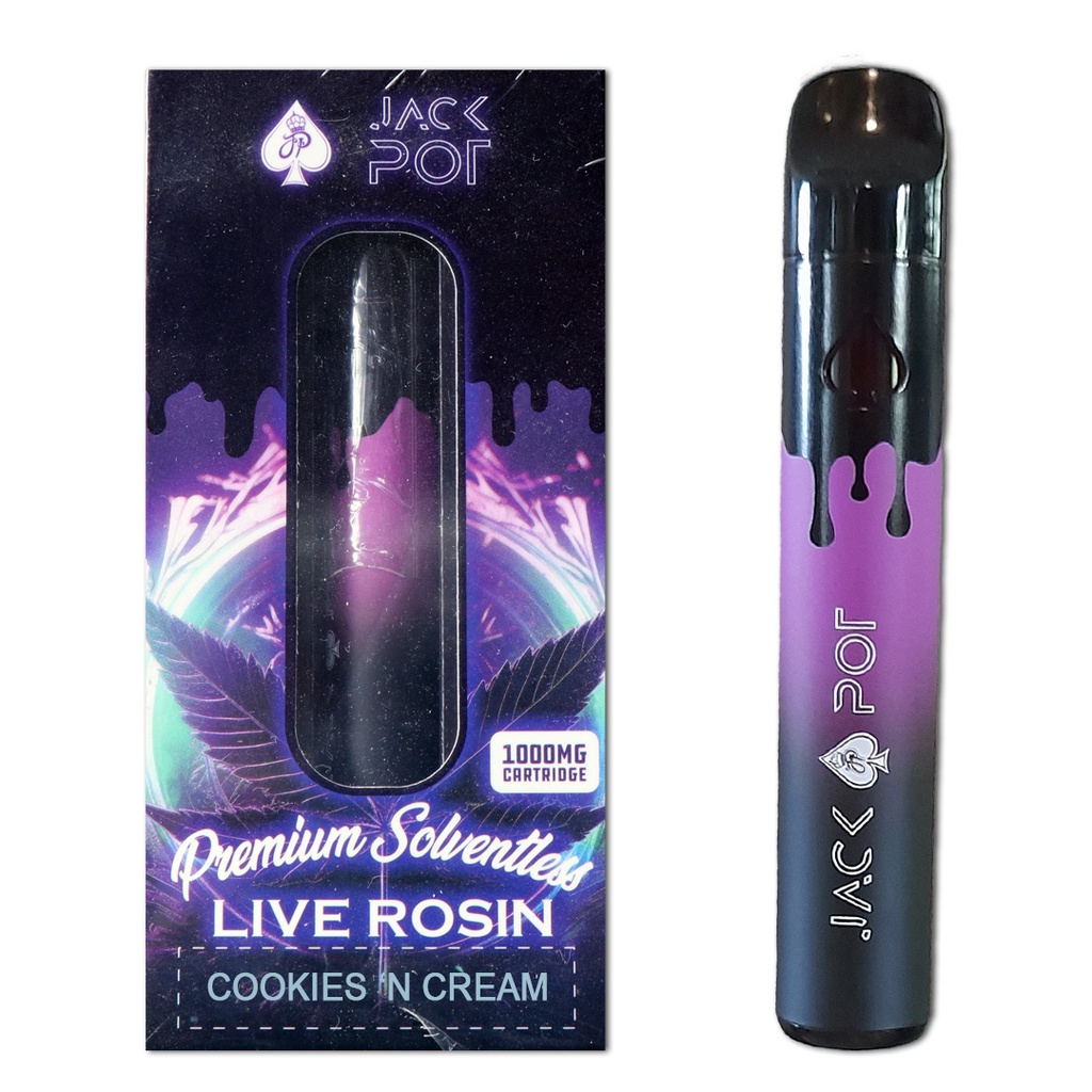 Live Rosin Disposable Vapes 1ml - Cookies 'n Cream (Hybrid)