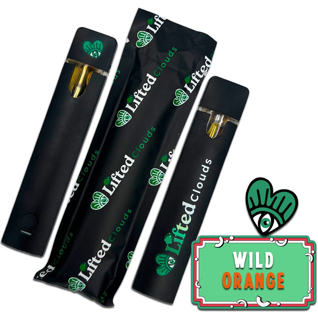 Lifted Delta 9 Disposable Vape 0.5ml (in a sleeve) - Wild Orange (Sativa)