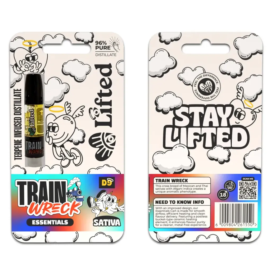 Distillate Vape Carts 1ml - Trainwreck (Sativa)