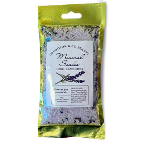 Luxury Mineral Foot Soak 150g (Lush Lavender)