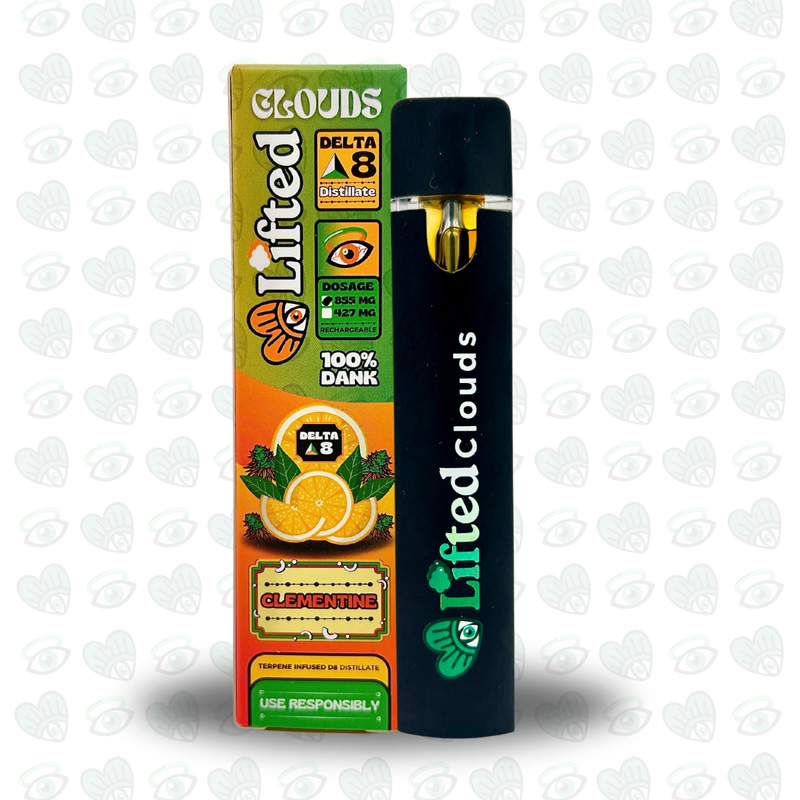Lifted Delta 8 Disposable Vape 1ml - Clementine (Sativa)