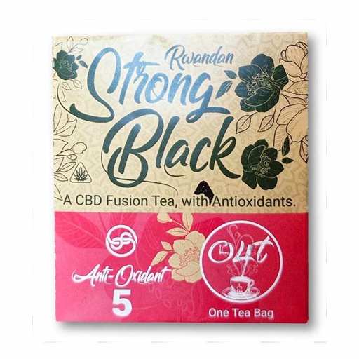 Time 4 Tea - Rwandan Strong Black Tea with CBD (singles)