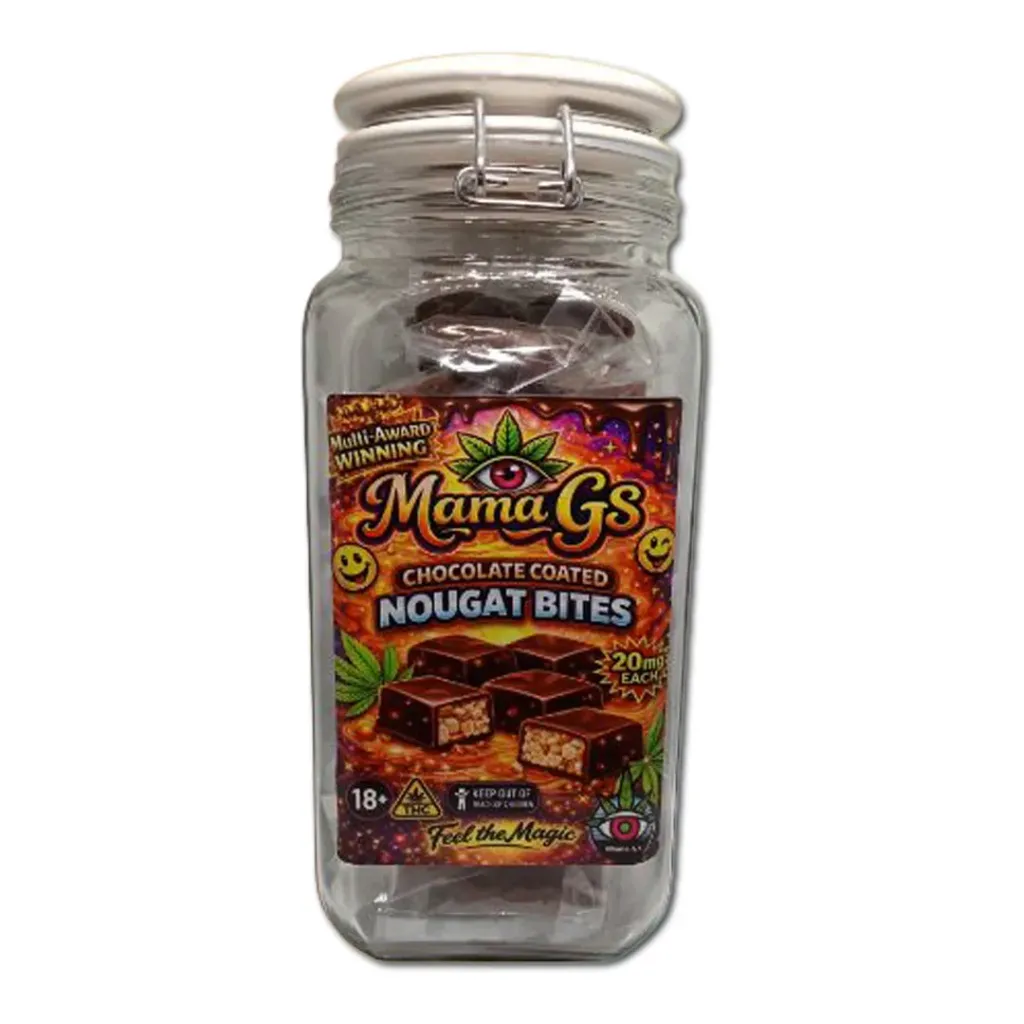 Chocolate-Coated Nougat Bites 600mg (30x20mg)
