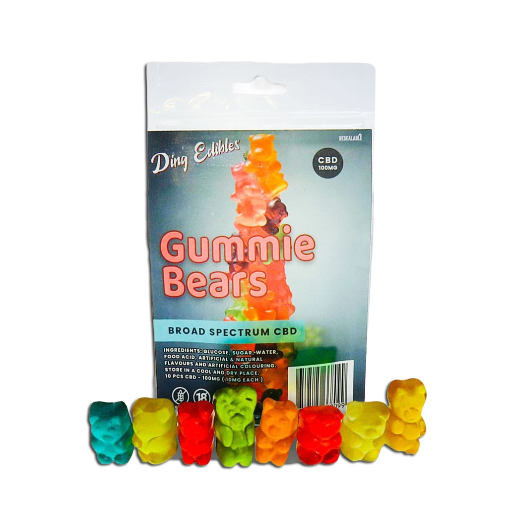 Gummies - Gummy Bears 100mg (10x10mg) - CBD