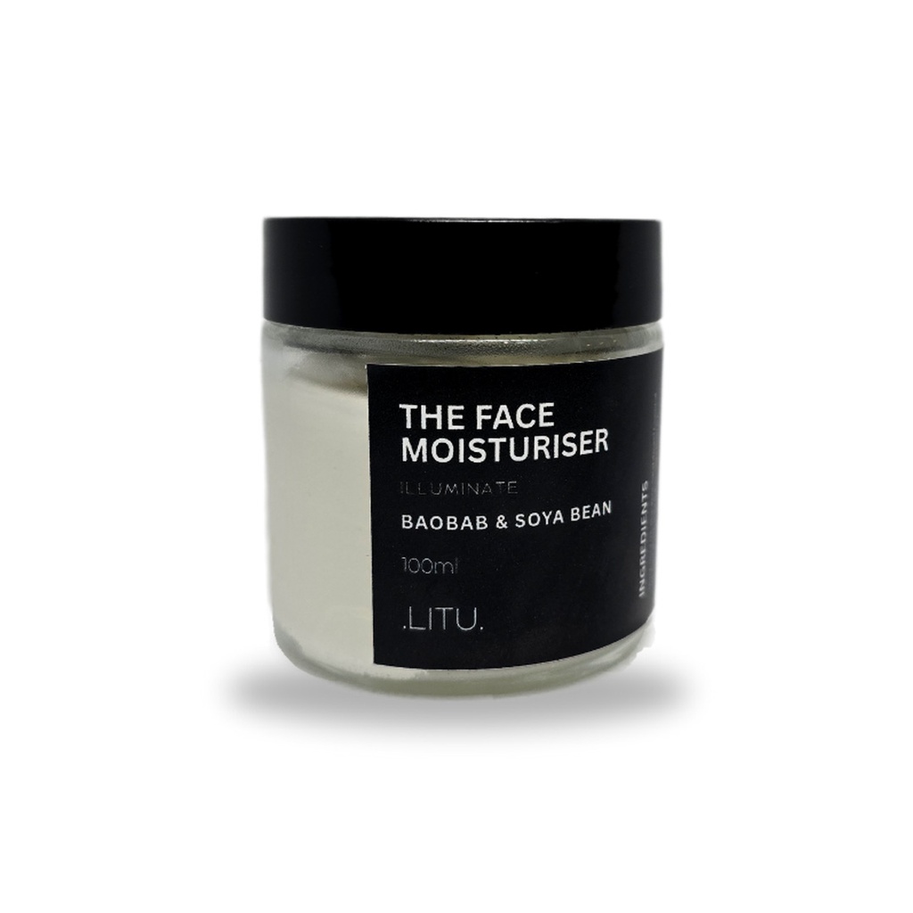 The Face Moisturiser - Illuminate (Baobab, Soya Bean & Hemp Seed Oil) 100ml